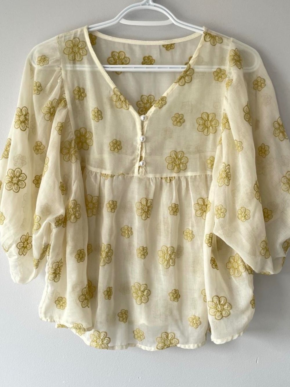 Floral boho top